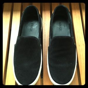 VINCE Suede Slip Ons Size 5